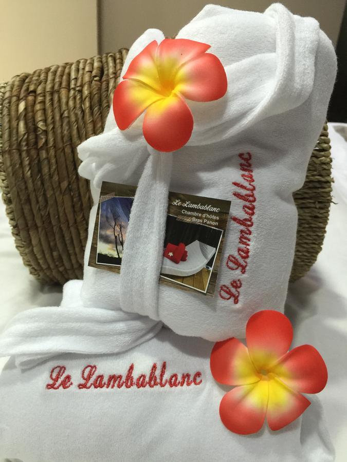 Le Lambablanc Bed & Breakfast Bras-Panon Bagian luar foto